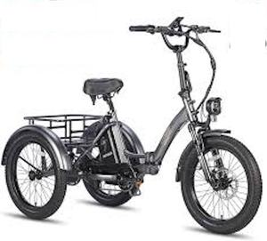 2025 New F20 Mate E <b>Tricycle</b> Rear Triple Brakes 21Ah1008Wh Battery, <b>Electric</b> Bicycle with 3 Wheels, <b>Electric</b> Ebike 20 Inches - Product Image 1