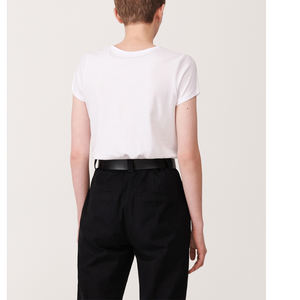 Camisetas cortas de impresión personalizada de gran venta, camisetas pesadas de alta calidad, camisetas en blanco de punto liso para mujer - Product Image 3