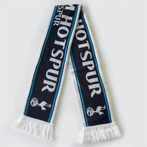 Wholesale Custom Logo Square Acrylic Jacquard <b>Scarf</b> for <b>Men</b> Lightweight Sports <b>Scarf</b> in <b>Red</b> for Football & Soccer Team Fans - Product Image 4