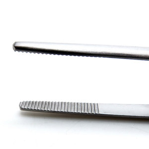 Pince à pansement pour pouce JIYO SURGICAL CO, 14 cm, à pointe dentelée, en acier inoxydable, modèle TD-7093, certifiée CE - Product Image 6