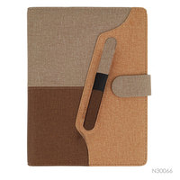 Großhandel A5 PU Leder 6 Ring Binder Multifunktion aler Budget planer Business Loseblatt-Notizbuch