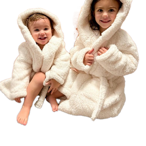 Robe For Sister Sets Series Bata con capucha personalizada para bebés Niños Poliéster de calidad personalizado - Product Image 1
