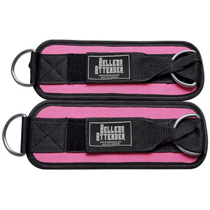 Gran oferta, correas de tobillo ajustables con anillo en D con hebilla de puerta y tubo de resistencia para entrenamiento, Fitness, accesorios de fitness - Product Image 6