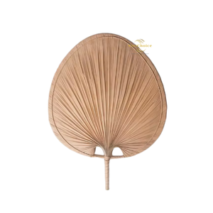 Éventail à main en feuilles de palmier de qualité supérieure, fait à la main à partir de fibres de palmier naturelles - Product Image 5