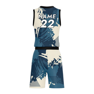 2025 nouveau maillot de basket-ball blanc top vente chaude pour hommes nouveau Style grande taille uniformes en Polyester respirant - Product Image 3