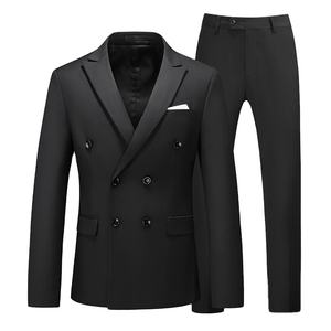 Traje de oficina de lujo de dos piezas al por mayor, vestido formal de boda para hombre, traje de talla estándar, chaqueta, traje de negocios 2026 - Product Image 6