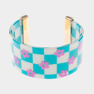 Brazaletes de resina hechos a mano artísticos con colores vibrantes y estilo moderno para joyería de moda y uso diario a un precio asequible - Product Image 5