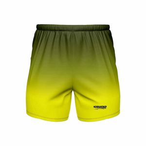 Short de gym en maille personnalisé pour hommes, entrejambe de 5 pouces, double couche, respirant, motif solide, logo, style hip-hop vierge - Product Image 6