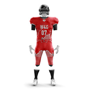 100% <b>Polyester</b> Fabric Breathable American Football Jersey <b>Shorts</b> Set Quick Dry Customizable Front/Back Plus Size Low MOQ Uniform - Product Image 4