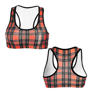 Sujetador Deportivo Sublimado Cómodo de Talla Grande para Mujer, Soporte Medio, Ropa Deportiva, Gimnasio, Yoga y Entrenamiento Físico, Diseño Elegante - Product Image 3