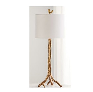 Soporte de Color dorado de Material metálico para producto decorativo de mesa de dormitorio en lámpara de Metal de precio más bajo con estilo de Base de mármol redondo - Product Image 5