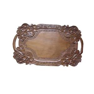 Bandeja de madera rectangular, superventas, bandeja de madera decorativa hecha a mano para suministros de Hotel y restaurante, bandeja de madera rectangular - Product Image 5