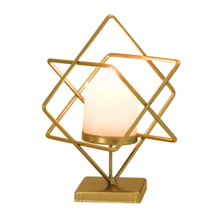 Gingko Leaf Design Round Shape Brass <b>Tea</b> Light <b>Candle</b> Holder Gold Finished for Home Event Parties Tabletop Decoration - Product Image 3