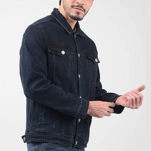Meilleures ventes en ligne Nouveau design de vestes en jean pour hommes/Vestes en jean pour hommes de haute qualité à prix raisonnable - Product Image 3