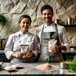 Sel rose de l'Himalaya Approuvé HACCP Grains fins et grossiers Emballage personnalisé Complexe Vitamines et minéraux pour la cuisine - Product Image 3