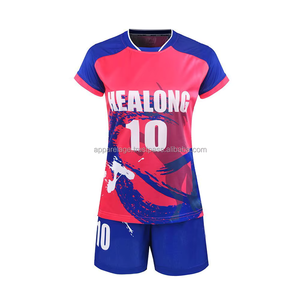 ชุดเสื้อวอลเลย์บอลแขนยาวแบบซับลิเมชันสำหรับทุกเพศชุดเครื่องแบบของคุณออกแบบเอง - Product Image 6