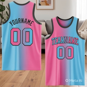 เสื้อบาสเก็ตบอลแบบแห้งเร็วระบายอากาศได้ดี แฟชั่นสตรีทแวร์ พิมพ์ลายดิจิทัล Birlag Sports - Product Image 2