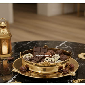 Ensemble de deux bols à chocolat en poudre blanche, dernière arrivée, bol à bonbons design, bol à chocolat classique élégant et fantaisiste - Product Image 4