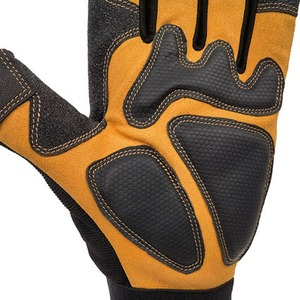 ถุงมือทำงานทั่วไปกันแรงกระแทกและกันลื่นถุงมือช่างหนังแพะสำหรับทำสวนและประกอบอุตสาหกรรมถุงมือที่สะดวกสบาย - Product Image 6