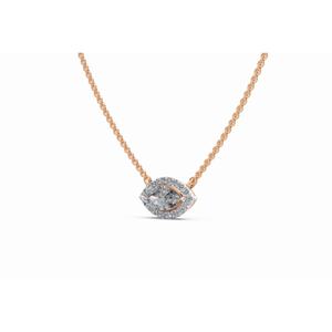 จี้เพชรทรงมาร์ควิส พรีเมียม สำหรับดวงตาคุณ  เพชรเลี้ยงในห้องปฏิบัติการ  0.647 กะรัต  ทอง 9KT 14KT 18KT  เครื่องประดับทองคำ  ขายส่ง B2B ส่งออก - Product Image 6