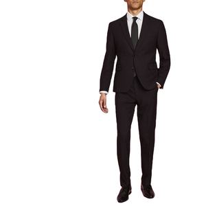 Último diseño al por mayor de los hombres Slim Fit vestido de novia traje de esmoquin 3 piezas abrigo pantalón estambre doble botonadura traje de pana a rayas - Product Image 1