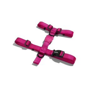 Simple Pink LED H-Harness with Solid Pattern for Dogs Application - Product Image 1