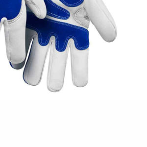 Gants de soudage perforés en cuir Cabretta, résistants à la chaleur, personnalisés, non rigides, de sécurité, imperméables et antidérapants - Product Image 2