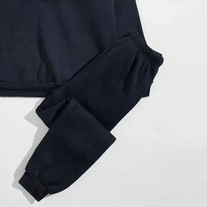 Ensemble de survêtement sportif pour homme en coton uni pour la saison hivernale, impression personnalisée, 2 pièces, avec expédition et livraison, survêtement décontracté pour homme - Product Image 6