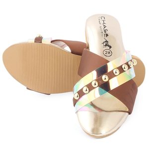 รองเท้าแตะเด็กผู้หญิง (S251) - สีน้ำตาล - Product Image 6