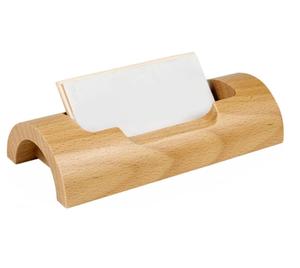 Porte-cartes de visite de poche porte-cartes de visite porte-nom d'affichage de carte de visite papeterie de bureau fournitures de bureau bambou - Product Image 1