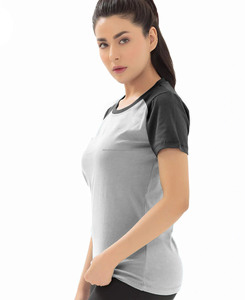Top corto de manga corta ajustado para mujer de alta calidad, estilo de calle con diseño bordado, camiseta transpirable de longitud Regular - Product Image 6