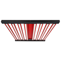 Barre de lumière LED pour culture hydroponique 800W IP65 étanche, spectre complet UV IR, réglable et dimmable, Ra95 CRI, garantie 3 ans