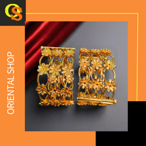 Bulk Quantity <b>Bangles</b> <b>Set</b> with 22K Gold Plated Modern Style <b>Bangles</b> <b>Set</b> for Women Wear Jewelry by Exporters - Product Image 3