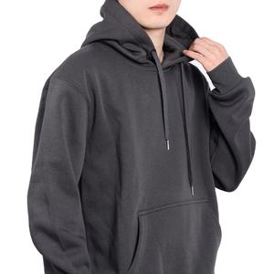 Sudaderas con capucha térmicas para hombre, 100% de algodón, peso pesado, lujo, cremallera completa, estampado de abullonado, ropa de calle de gran tamaño, sudaderas con capucha para hombre - Product Image 1