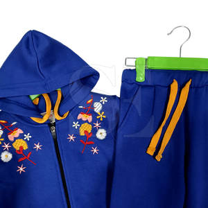 New Top Trendy Product Tracksuit for Men Custom <b>Applique</b> Embroidery Logo Pullover Hoodies and Joggers Sets Tracksuits for Men - Product Image 2