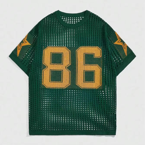 Camisetas de Diseño Personalizado de Hip Hop para Hombre, Camiseta Cuadrada, Ropa Urbana, 100% Orgánica, Transpirable, Impresión DTF, Camisetas para Hombre - Product Image 1