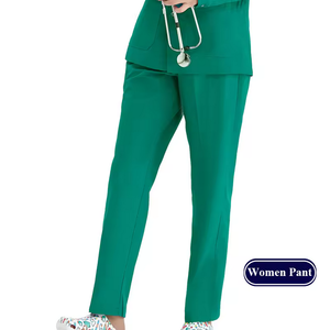Ensemble d'uniformes médicaux personnalisables en toile pour hôpital, pantalon droit avec services de détection d'aiguilles et de personnalisation, unisexe - Product Image 5