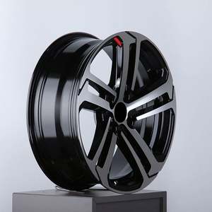 <span class=keywords><strong>Jantes</strong></span> de voiture noires à face machine de <span class=keywords><strong>17</strong></span> <span class=keywords><strong>pouces</strong></span> 4X108mm roues en alliage de coulée d'aluminium à cinq rayons en gros pour voitures de tourisme <span class=keywords><strong>Peugeot</strong></span> - Product Image 4