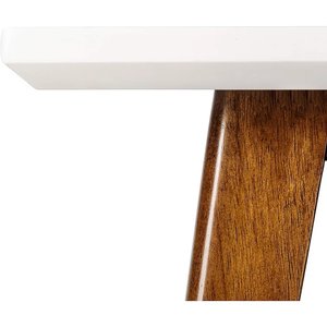 Lineage Corporation Parker Table d'extrémité avec rangement Table d'extrémité en bois massif moderne Étagères de rangement pour entrée d'appartement de bureau à domicile - Product Image 6