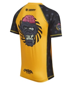 Quick-Dry Digital Print Rash Guard for Adults Men's Quick-Drying Compression <b>Shirt</b> Fitness MMA Custom - Product Image 6