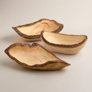Best Selling ECO Friendly <b>Wooden</b> Crafted Bowl with Two Stylish Spoon <b>Set</b> for Home Decoration & Restaurant <b>Food</b> Serving Uses - Product Image 5