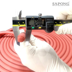 Esponja de Silicona de Alta Calidad para Ladrillos Refractarios, Perfil en D, SPDPQMF6012X12, Grosor 12 mm x Ancho 12 mm, Fábrica en Tailandia, Uso Doméstico - Product Image 4