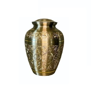 Urna de cremación de aluminio y metal de la mejor calidad, nuevo diseño, almacenamiento de cenizas, urna de cremación, forma de tamaño personalizado - Product Image 3