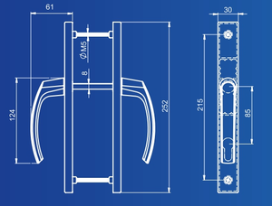 Tirador de puerta tipo angular largo Munih - Product Image 2