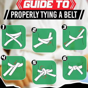 OEM Wholesale 100% Cotton Martial Arts <b>Belts</b> <b>Kids</b> Judo Karate Taekwondo BJJ <b>Belts</b> Custom Double <b>Belts</b> - Product Image 5