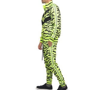 Sublimation Respirant Full Zip Hoodie Jogger Survêtements pour Hommes Logo Personnalisé Running Sportswear Sweat Suit Jogging Suit - Product Image 2