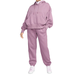 Conjunto Deportivo de Sudadera con Capucha y Pantalones de Chándal Ajustados, de Forro Polar, Cálidos para Invierno, para Mujer - Product Image 4