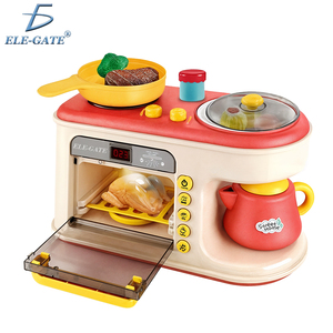 Juego de Cocina de Juguete de 47 Piezas con Luces, Sonidos y Música, Incluye Accesorios, Frutas, Verduras, Carnes y Utensilios para Casa de Juegos, Empaquetado en Caja - Product Image 4