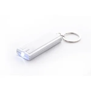 Urban LED Keychain Eco-Friendly Recycled <b>ABS</b> Gadgets Promotional Carabiners and Keychains - Product Image 5