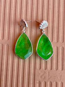 Pendiente de Plata de Ley 925 con piedras preciosas de Peridoto, hermoso y elegante, nuevo diseño, pendiente de plata, joyería para mujer - Product Image 6